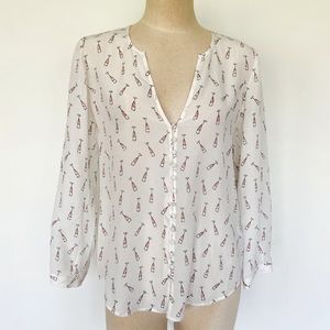 JOIE / Long sleeve blouse / Champagne Glass, Sm